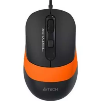 Компьютерная мышь A4Tech Fstyler FM10 черный/оранжевый