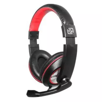 Компьютерная гарнитура Oklick DRAGON HS-L390G черный/красный