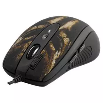 Компьютерная мышь A4Tech XL-750BH желтый/коричневый