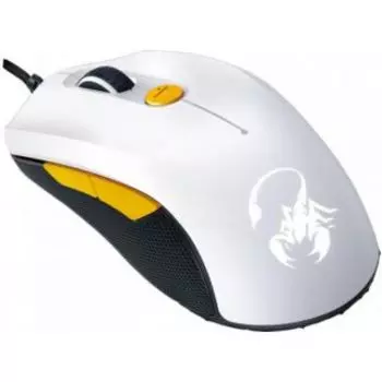 Компьютерная мышь Genius M6-600 белый/оранжевый USB
