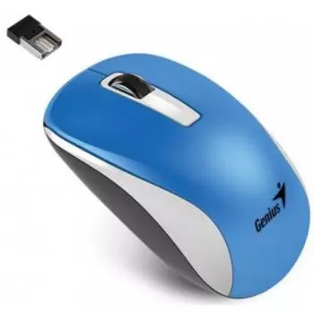 Компьютерная мышь Genius NX-7010 белый/синий металлик