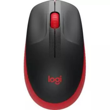 Компьютерная мышь Logitech M190 красный/черный (910-005908)