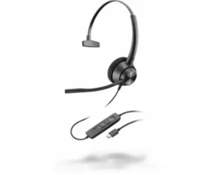 Компьютерная гарнитура Plantronics EP310 черный (214569-01)