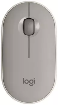 Компьютерная мышь Logitech Pebble M350 sand (910-006751)