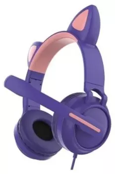 Компьютерная гарнитура Qumo Game Cat Purple (33036)