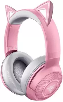 Компьютерная гарнитура RAZER Kraken BT - Kitty Edition - Quartz розовый / серый (rz04-03520100-r3m1)