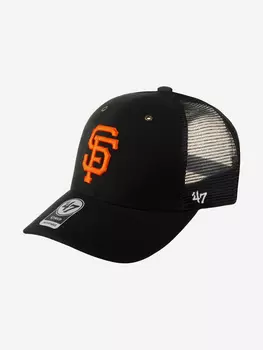 Бейсболка с сеточкой 47 BRAND Carhartt collab San Francisco Giants MLB (черный), Черный