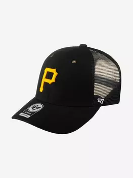 Бейсболка с сеточкой 47 BRAND Carhartt collab Pittsburgh Pirates MLB (черный), Черный