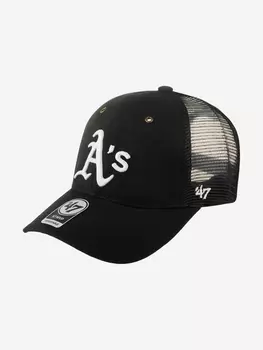 Бейсболка с сеточкой 47 BRAND Carhartt collab Oakland Athletics MLB (черный), Черный