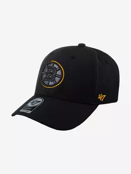 Бейсболка с сеточкой 47 BRAND H-MMNTM01ZPV-BK Boston Bruins NHL (черный), Черный