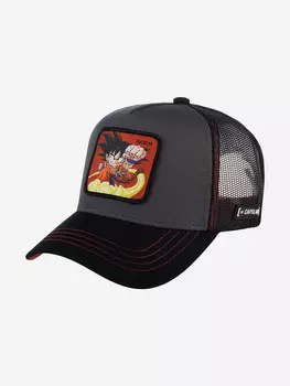 Бейсболка с сеточкой CAPSLAB CL/DB1/1/GOK4 Dragon Ball Goku (серый), Серый