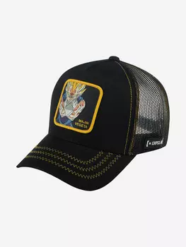 Бейсболка с сеточкой CAPSLAB CL/DBZ2/1/MV2 Dragon Ball Majin Vegeta (черный), Черный