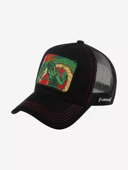 Бейсболка с сеточкой CAPSLAB CL/DBZ3/1/RON3 Dragon Ball Shenron (черный), Черный