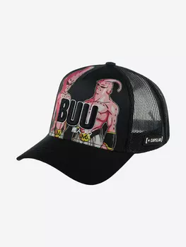 Бейсболка с сеточкой CAPSLAB CL/DBZ4/1/BUU2 Dragon Ball Majin Buu (черный), Черный