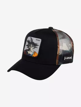 Бейсболка с сеточкой CAPSLAB CL/DBZ5/1/GOK2C Dragon Ball Goku (черный), Черный