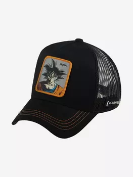 Бейсболка с сеточкой CAPSLAB CL/DBZ/1/GOKD Dragon Ball Goku (черный), Черный