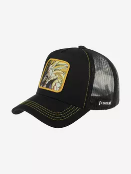 Бейсболка с сеточкой CAPSLAB CL/DBZ/1/GOT3 Dragon Ball Gotenks Saiyan (черный), Черный