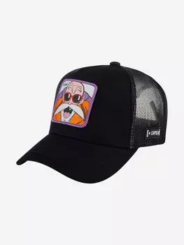 Бейсболка с сеточкой CAPSLAB CL/DBZ/1/KAMC Dragon Ball Kame (черный), Черный