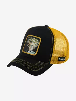 Бейсболка с сеточкой CAPSLAB CL/DBZ/1/SUP Dragon Ball Gohan Saiyan (черный), Черный