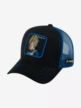 Бейсболка с сеточкой CAPSLAB CL/DBZ/1/VE3 Dragon Ball Vegeta Saiyan (черный), Черный