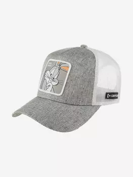 Бейсболка с сеточкой CAPSLAB CL/LOO10/1/CT/BUG Looney Tunes Bugs Bunny (серый), Серый