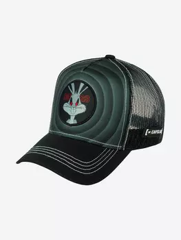 Бейсболка с сеточкой CAPSLAB CL/LOO3/1/BUG2 Looney Tunes Bugs Bunny (черный), Черный