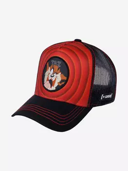 Бейсболка с сеточкой CAPSLAB CL/LOO3/1/TAZ1 Looney Tunes Taz (красный), Красный