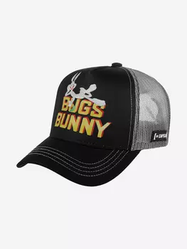 Бейсболка с сеточкой CAPSLAB CL/LOO5/1/BUN1 Looney Tunes Bugs Bunny (черный), Черный