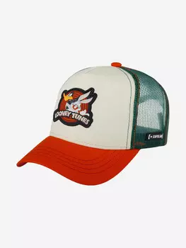 Бейсболка с сеточкой CAPSLAB CL/LOO7/1/CAS/LO2 Looney Tunes Daffy Duck and Bugs Bunny (бежевый), Бежевый