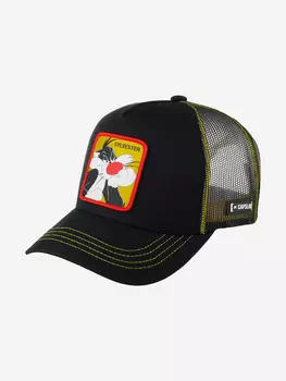 Бейсболка с сеточкой CAPSLAB CL/LOO7/1/CAS/SY1 Looney Tunes Sylvester (черный), Черный