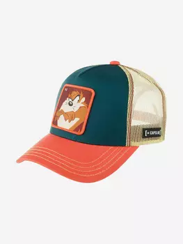 Бейсболка с сеточкой CAPSLAB CL/LOO8/1/CT/TAZ2 Looney Tunes Taz (зеленый), Зеленый