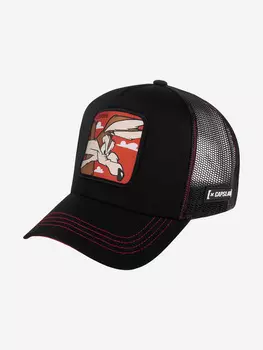 Бейсболка с сеточкой CAPSLAB CL/LOO/1/COY1 Looney Tunes Wile E. Coyote (черный), Черный