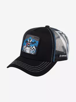 Бейсболка с сеточкой CAPSLAB CL/MAR3/1/VEN2 Marvel Venom (черный), Черный