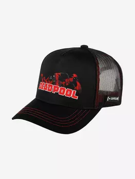 Бейсболка с сеточкой CAPSLAB CL/MAR4/1/DEA3 Marvel Deadpool (черный), Черный