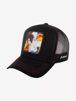 Бейсболка с сеточкой CAPSLAB CL/NS/1/FIR2 Naruto Sasuke (черный), Черный