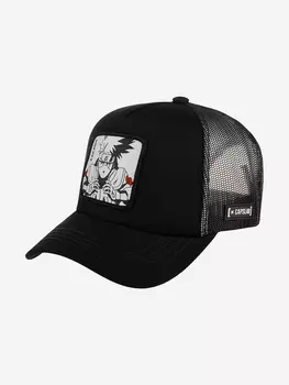 Бейсболка с сеточкой CAPSLAB CL/NS/1/KAK2 Naruto Kakashi (черный), Черный