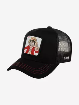 Бейсболка с сеточкой CAPSLAB CL/OP1/1/LUF2 One Piece Luffy (черный), Черный