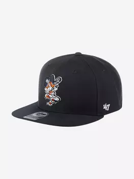 Бейсболка с прямым козырьком 47 BRAND BCPTN-NSHOT09WBP Detroit Tigers MLB (синий), Синий