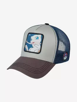 Бейсболка с сеточкой CAPSLAB CL/PKM2/1/MEW1 Pokemon Mew (серый), Серый