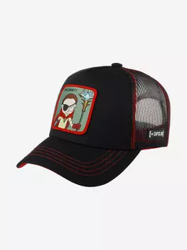 Бейсболка с сеточкой CAPSLAB CL/REM2/1/CAS/EV1 Rick and Morty Evil Morty (черный), Черный