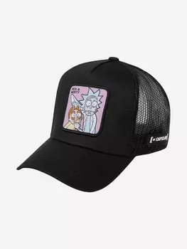 Бейсболка с сеточкой CAPSLAB CL/REM/1/LOO1 Rick and Morty Together (черный), Черный