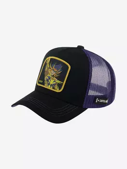 Бейсболка с сеточкой CAPSLAB CL/SAI/1/CAN Saint Seiya Cancer (черный), Черный