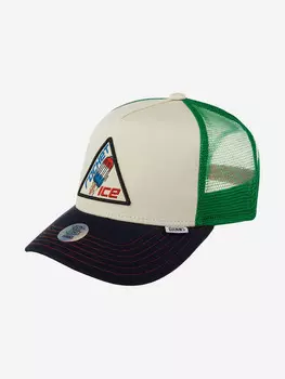 Бейсболка с сеточкой DJINNS HFT Cap Food Rocket Ice (белый), Белый