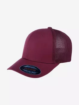 Бейсболка с сеточкой FLEXFIT 6511 (малиновый), Мультицвет