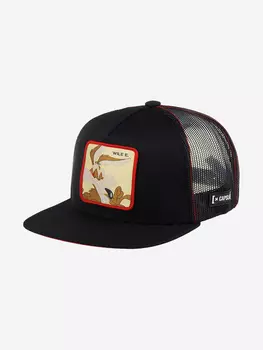 Бейсболка с прямым козырьком CAPSLAB CL/LOO7/1/CASF/WI3 Looney Tunes Wile E. Coyote (черный), Черный