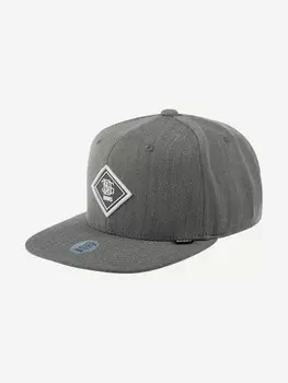 Бейсболка с прямым козырьком DJINNS 6P SB Fine Herringbone (серый), Серый