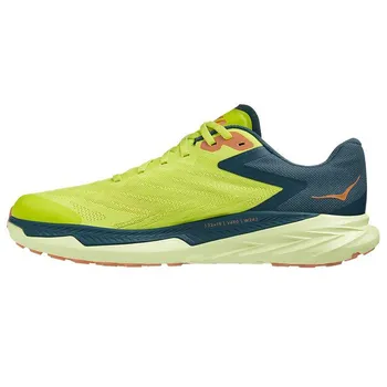 HOKA Zinal Evening Primrose Синие Коралловые Мужские Кроссовки Желтые 1119399-EPBC 43