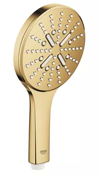 Ручной душ Grohe Rainshower SmartActive 130, 3 режима струи, холодный рассвет глянец (26574GL0)