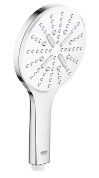 Ручной душ GROHE Rainshower SmartActive 130, 3 вида струй, белая луна (26544LS0)