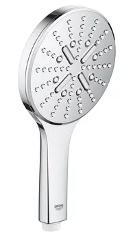 Ручной душ GROHE Rainshower SmartActive 130, 3 вида струй, хром (26574000)